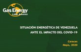 SITUACIÓN ENERGÉTICA DE VENEZUELA ANTE EL IMPACTO DEL … · •Exportaciones de gas a vecinos: Trinidad & Tobago, Aruba, Colombia •Up swing potential de mas de 2 Millones de
