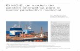 El MGIE, un modelo de gestión energética para el sector ... · 18 El Hombre y la Máquina No. 30 • Enero - Junio de 2008 El MGIE, un modelo de gestión energética para el sector