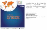 Distribución de la sensación térmica registrada en Minatitlán ......Objetivo de estudio. • Entender la dinámica de los factores atmosféricos en su interacción para el desarrollo