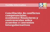 Cartilla Informativa · 2020-04-17 · En este contexto, esta Cartilla titulada “Conciliación de conflictos competenciales, económico financieros y controvesias sobre acuerdos