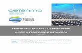 GENERERACIÓN ELÉCTRICA DISTRIBUIDA · Una de estas tecnologías que se puede expandir como GD modular, es la energía solar fotovoltaica (FV) conectada a la red. La energía FV