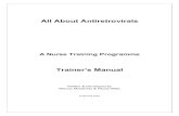 All About Antiretrovirals - I-TECH...4 Introduction to the Manual 3 Notes for Trainer 5 Module 1: Let s Talk About HIV • Learning Objectives & Slide Presentation 6 • Handout 1: