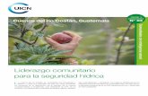 Liderazgo comunitario - IUCN...favorecerán la aparición del gorgojo de pino (Dendroctonus spp), una plaga que ha perjudicado los bosques de Guatemala, incluyendo los de la cuenca