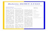 Boletín DOWN LUGOn-nº-8.pdf · aprender a organi-zar e a gozar do seu tempo de ocio. Debemos sentirnos . Páxina 2 Boletín DOWN LUGO Continuamos coa nosa CAMPAÑA DE RECICLAXE!!