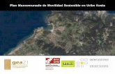 Plan Mancomunado de Movilidad Sostenible en Uribe Kosta · •Insertar la movilidad sostenible en el desarrollo urbano futuro •Planificar desde los criterios de equidad, para que
