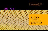 Catálogo de producto 2012 · Catálogo de producto 2012 LED. Tel. 91 689 50 64 | info@luciled.es Dicróicas Dicróicas de alto rendimiento Lámparas Regletas T5 Tubos T8 Luminarias