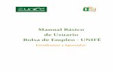 Manual Básico de Usuario Empleo UNIFÉ · 2016-05-16 · Manual Básico de Usuario BEU Estudiantes y Egresadas Para validar la cuenta, usted debe enviar un mail a las direcciones