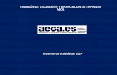 COMISIÓN DE VALORACIÓN Y FINANCIACION DE ......Investigadores de AECA participan en el monográfico "Financiación de la internacionalización de la empresa española" de la Revista