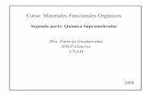 Dra. Patricia Guadarrama IIM-Polímeros UNAM€¦ · naringina (flavonoide) del jugo de uva, por complejación con β-CD Remoción de fenilalanina y tirosina en alimentos, en beneficio