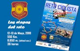 Las etapas del reto - Club Ciclista Chamartín · 2018-04-27 · 12-13 de Mayo, 2018 550 Km. 6.650 m. (altitud acc.) 36 horas Las etapas del reto