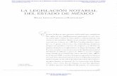 LA LEGISLACIÓN NOTARIAL DEL ESTADO DE MÉXICOhistorico.juridicas.unam.mx/publica/librev/rev/scriva/cont/13/pr/pr7.pdf · ciones sólidas. La Carta Magna fue publicada por Melchor