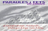 PARAULES i FETS - donesesglesia.catdonesesglesia.cat/revista/Paraules66.pdf · sobre la participació de teòlogues feministes en congressos i reunions diverses; també van en la