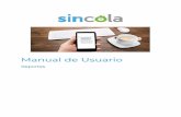 Reportes - Sincola SinCola Manual Report… · CONSULTA DE REPORTES Nivel de Servicio por Sucursal - Horas Permite consultar la distribución de los turnos de un periodo definido.