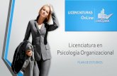 Licenciatura en Administración...1.- Capacitación Psicológica organizacional 2.- Psicología del Diseño Organizacional y Selección de Personal 3.- Psicología de las Organizaciones