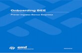 Onboarding BEE - Banco CMF€¦ · Onboarding BEE 1. Comentarios Iniciales Banca Electrónica para Empresas (BEE) es una aplicación desarrollada por Red Link S.A. y puesta a disposición