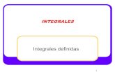 INTEGRALES - UPMasignaturas.topografia.upm.es/.../Integrales_definidas.pdfPropiedades de las integrales definidas bb aa ∫∫ f(x)dx f(x)dx≤ b cb a ac ∫ ∫∫ f(x)dx f (x)dx