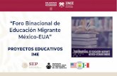 “Foro Binacional de Educación Migrante México-EUA”€¦ · DE CULTURA ECONÓMICA EXTERIORES SECRETARiA RELACIONES EXTERIORES Colección " 1. Los Yanquis en México, Guillermo