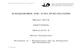 ESQUEMA DE CALIFICACIÓN - Xtremepapers.xtremepape.rs/IB/History/Higher/2014-May/History_route_2_paper_3...Bandas de calificación para la prueba 3: el siguiente texto es un resumen