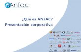 ¿Qué es ANFAC? Presentación corporativa...Derecho de la Competencia 1.- Personal de ANFAC – Formación continua • Reglamento de ANFAC para el tratamiento de la información,