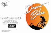 Desert Bikes 2019€¦ · Desert Bikes es una empresa con vocación aventurera. ... • Enlace con los diferentes vuelos a nuestras ciudades de Origen. • Regreso a la cruda realidad,