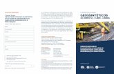 A Comissão Portuguesa de Geossintéticos (IGS- 1ª SESSÃO ... · FICHA DE INSCRIÇÃO 1ª Sessão Técnica Obras ferrOviárias e as distintas aplicações de geOssintéticOs: linha