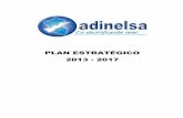 PLAN ESTRATÉGICO 2013 - 2017 · La Visión y Misión Corporativos de FONAFE, aprobados por Acuerdo de Directorio N° 001-2012/025-FONAFE de fecha 03.12.2013, así como la Visión
