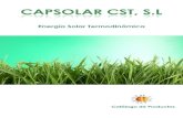Energía Solar Termodinámica · El Panel Solar Termodinámico Capsolar es un evaporador que ha sido diseñado para captar la mayor radiación solar directa como difusa. Los paneles