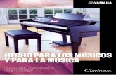 HECHO PARA LOS MÚSICOS Y PARA LA MÚSICA · instrumento para ofrecer un sonido profundo y resonante, así como el amplio rango dinámico de un piano de cola. Además de una acústica
