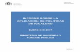 INFORME DE IGUALDAD 2017 - hacienda.gob.es³n … · RNE Radio Nacional de España RSC Responsabilidad Social Corporativa ... corporativa «intranet.minhafp.age»), de modo que el