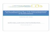 EVALUACIÓN DE LOS PROGRAMAS ACADÉMICOS DE LA … · 2020-07-29 · 170420_Informe_Enfermería_final 1 de 29 BÀTXELOR EN INFERMERÍA UNIVERSITAT D'ANDORRA (CIÈNCIES DE LA SALUT
