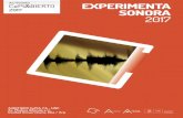 experimernta sonora programa 2017 - cepia.artes.unc.edu.ar€¦ · CONCIERTOS DE LAS CÁTEDRAS TALLER EXPERIMENTAL I, II, Y III DEPARTAMENTO DE MÚSICA, FACULTAD DE ARTES, UNC Espacio