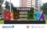 Presentación de PowerPoint - ELTIEMPO.COM · 2019-10-07 · Miguel Uribe. 2 INTENCIÓN DE VOTO ALCALDÍA. 6 35,2% 23,5% 16,1% 11,9% 13,2% Si las elecciones para la alcaldía de Bogotá