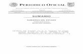 PERIODICO OFICIAL - Tamaulipaspo.tamaulipas.gob.mx/wp-content/uploads/2018/11/cxxv-131...SECRETARIA GENERAL DE GOBIERNO PP-TAM-009 09 21 AUTORIZADO POR SEPOMEX TOMO CXXV Cd. Victoria,