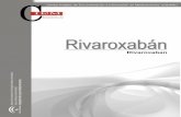 Rivaroxaban Definitivo 21-03-2013 - MED-INFORMATICA · En la actualidad se dispone de cuatro fármacos con indicación en la prevención del ictus y la embolia sistémica en pacientes