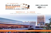 MAYO 2 - 3, 2019 - Inmobiliare - La Revista de los ...inmobiliare.com/guadalajara/programa-guadalajara-2019-web.pdflíderes de la industria, tales como: fondos de inversión, desarrolladores,