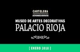ACTIVIDADES GRATUITAS MUSEO DE ARTES ......MUSEO PALACIO RIOJA MARTES 9 Y JUEVES 11 DE ENERO 15:00 A 17:00 HORAS Taller de iniciación a las artes para niños de 7 a 11 años, a cargo