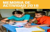 Memoria de Actividad 2018 - AIPC Pandora€¦ · Red mundial que promueve la innovación y emprendimiento social juvenil, basados en el espacio. Red internacional para la promoción