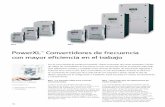 PowerXL™ Convertidores de frecuencia Eaton.pdf · Notas 1) Intensidad asignada de empleo con una frecuencia de funcionamiento de 4 kHz y una temperatura ambiente de +50°C 2) Para
