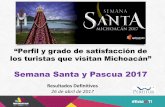 Semana Santa y Pascua 2017 - Michoacánsectur.michoacan.gob.mx/wp-content/uploads/2018/12/... · 2018-12-05 · Semana Santa y Semana de Pascua Región Total 2017 (10 a 23 abril)