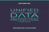 UNIFIED - Arcserve · Tarea de copia de seguridad de Linux Tarea de replicación Tarea de replicación PLAN 3 8 | Resumen de la solución Unified Data Protection Reinvención de la
