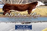 Largest Polled Hereford Bull Sale In Canada! · Lenna, Kristy & Chad Wilson C: 306-577-1256 F: 306-739-2902 C&T Cattle Company Box 243, Arcola, SK S0C 0G0 Chris & Tina Lees Kurt &