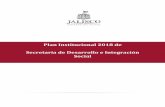 Plan Institucional 2018 de Secretaría de Desarrollo e Integración … · 2018-07-04 · PLAN INSTITUCIONAL 2014-2018 SECRETARÍA DE DESARROLLO E INTEGRACIÓN SOCIAL 4 Marco Jurídico
