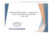 PROGRAMA ANUAL DE EVALUACIÓN 2018Programa Anual de Evaluación 2018 Página 5 de 89 2. ASPECTOS GENERALES DEL PAE 2018 El programa anual de Evaluación 2018 tiene como objetivos generales