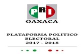 Plataforma Político Electoral 2017 - 2018 - IEEPCO...5 Plataforma Político Electoral 2017 - 2018 condiciones suficientes en términos cuantitativos y cualitativos para elevar la