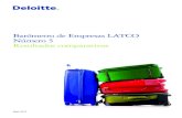 Barómetro de Empresas LATCO Número 5 Resultados comparativos · Deloitte LATCO presenta en mayo de 2012 los resultados de la Encuesta Barómetro de Empresas LATCO, con datos recopilados