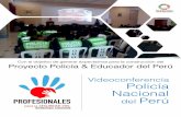 Videoconferencia Policía Nacional Perú...Memoria Videoconferencia Policía Nacional del Perú Lima, Perú 29 de octubre de 2018.– El pasado día 25 de octubre de 2018, con el objetivo