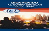 BIENVENIDO - IEI Academy · la bienvenida al nuevo curso académico 2019-2020 en IEI Academy, tu academia de inglés en Granada. CARTA DE BIENVENIDA 2. A continuación les mostramos