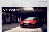 VELOSTER - Venta de Autos Nuevos 2020 · 2018-08-28 · el Veloster totalmente nuevo viene con todos los detalles: repleto de tecnología de punta para mantenerte satisfecho y conectado