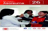 Boletín Asoreuma 26n... · 2020-05-15 · La doctora Viviana Reyes de la univer-sidad de la sabana presenta un caso de trasplante de células mesenquimales en esclerosis sistémica