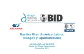 Basilea III en América Latina: Riesgos y Oportunidadesfelaban.s3-website-us-west-2.amazonaws.com/bole... · Basilea III se desarrolla tratando de responder a estos cuatro problemas.